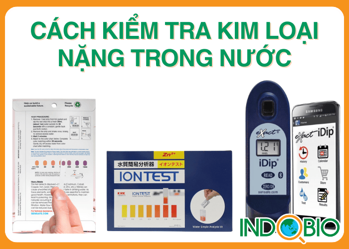 Cách kiểm tra kim loại nặng trong nước